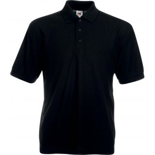 Polo homme piqué 65/35 SC63402 - Black