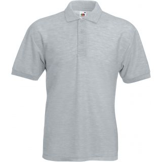 Polo homme piqué 65/35 SC63402 - Heather Grey