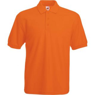 Polo homme piqué 65/35 SC63402 - Orange