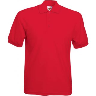 Polo homme piqué 65/35 SC63402 - Red