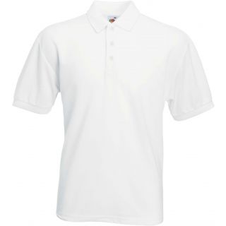 Polo homme piqué 65/35 SC63402 - White