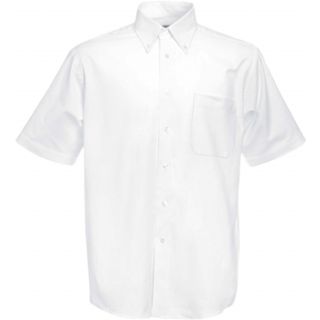 Chemise homme manches courtes oxford SC65112 - White