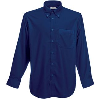 Chemise homme manches longues oxford SC65114 - Navy