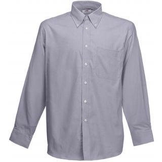 Chemise homme manches longues oxford SC65114 - Oxford Grey