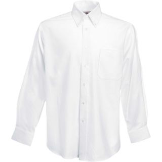 Chemise homme manches longues oxford SC65114 - White