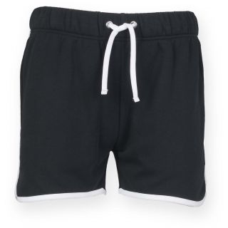 Short homme rétro SFM069 - Black / White