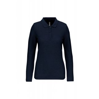 Polo manches longues femme WK277 - Navy