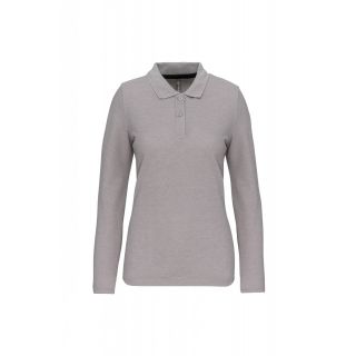 Polo manches longues femme WK277 - Oxford Grey