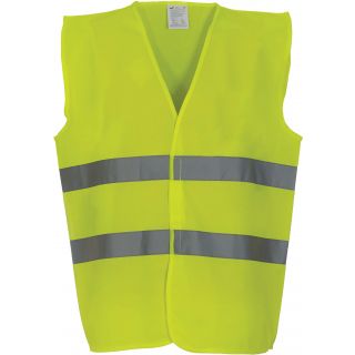 Gilet à 2 bandes haute visibilité HVW102 - Hi Vis Yellow