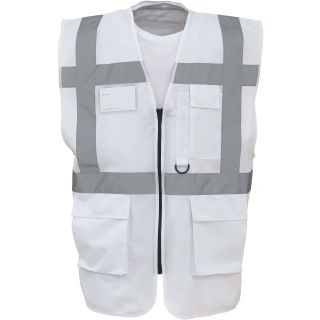Gilet multifonction haute visibilité HVW801 - White