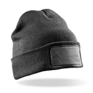 Bonnet imprimable double Tricot THINSULATE™ RC034X - Grey