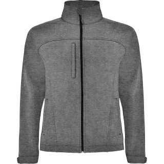 Softshell manches longues RUDOLPH noir chiné