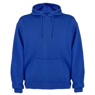 Sweat-shirt capuche avec poche kangourou CAPUCHA bleu royal