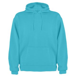 Sweat-shirt capuche avec poche kangourou CAPUCHA turquoise