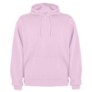 Sweat-shirt capuche avec poche kangourou CAPUCHA rose clair
