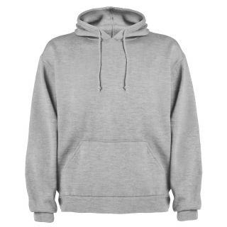 Sweat-shirt capuche avec poche kangourou CAPUCHA gris chiné