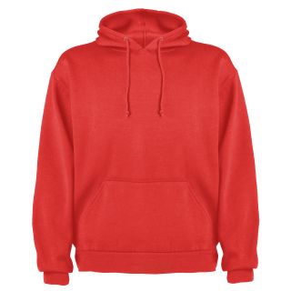 Sweat-shirt capuche avec poche kangourou CAPUCHA rouge