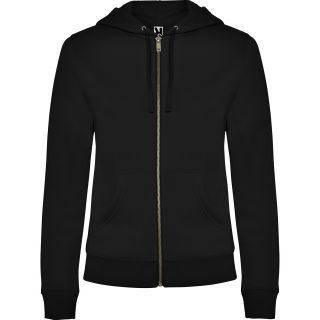 Sweat-shirt femme capuche VELETA noir