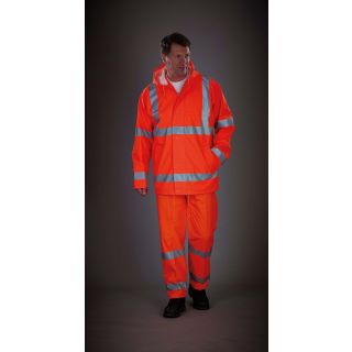Pantalon de pluie respirant Hi-Vis Soft Flex YHVS451 - Hi Vis Orange