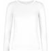 T-shirt manches longues femme #E190 White - M