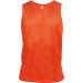 Chasuble en filet léger multisports PA043 - Spicy Orange