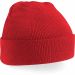 Bonnet original à revers B45 - Bright Red-One Size