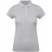 Polo femme bio Inspire PW440 - Heather Grey