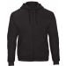 Sweatshirt capuche zippé ID.205 - Black