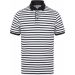 Polo jersey à rayures FR230 - White / Navy