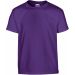 T-shirt enfant manches courtes heavy 5000B - Purple