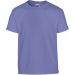 T-shirt enfant manches courtes heavy 5000B - Violet