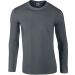 T-shirt homme manches longues Softstyle GI64400 - Charcoal