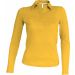 Polo femme manches longues K244 - Yellow