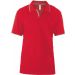 Polo homme manches courtes K246 - Red / Light Grey
