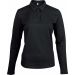 Polo femme jersey manches longues K247 - Black