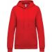 Sweat-shirt femme à capuche K473 - Red 
