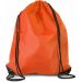 Sac à dos avec cordelettes KI0104 - Spicy Orange - 44 x 34 cm