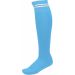 Chaussettes de sport rayées PA015 - Sporty Sky Blue / White