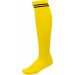 Chaussettes de sport rayées PA015 - Sporty Yellow / Black