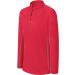 Sweat-shirt enfant running 1/4 zip PA346 - Sporty Red