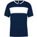 Maillot enfant polyester manches courtes PA4001 - Sporty Navy / White 