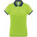 Polo femme piqué performance PA490 - Lime / Sporty Navy