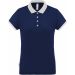 Polo femme piqué performance PA490 - Sporty Navy / White