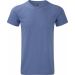 T-shirt polycoton col rond RU165M - Blue Marl