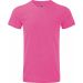 T-shirt polycoton col rond RU165M - Pink Marl