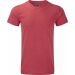T-shirt polycoton col rond RU165M - Red Marl