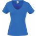 T-shirt femme col V Valueweight SC61398 - Royal Blue