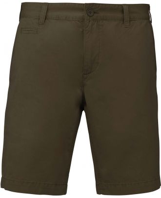 Bermuda aspect délavé homme Washed Light Khaki