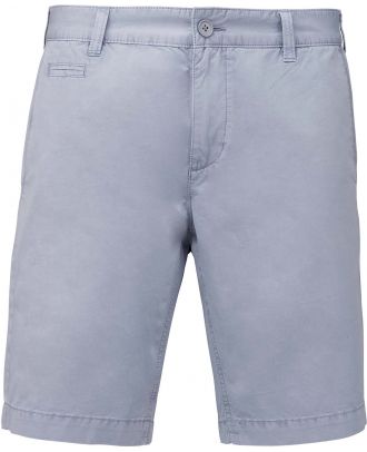 Bermuda aspect délavé homme Washed Smoky Blue