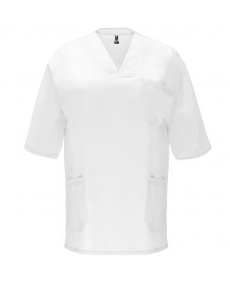 Blouse médicale unisexe manches courtes PANACEA BLANC